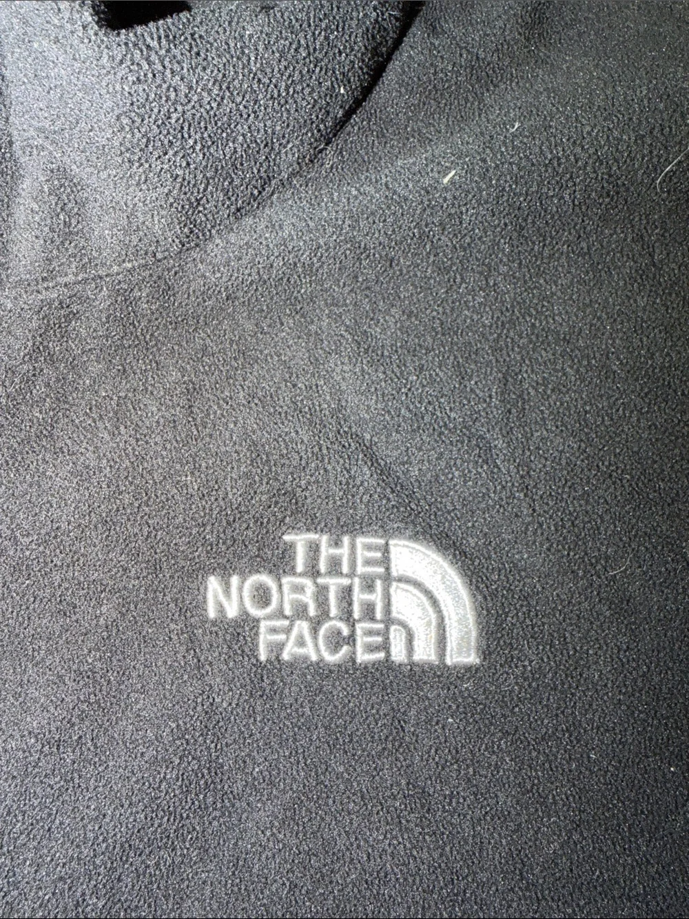 The North Face black  Fleece zip up warm jacket large zip front tka1 outdoors